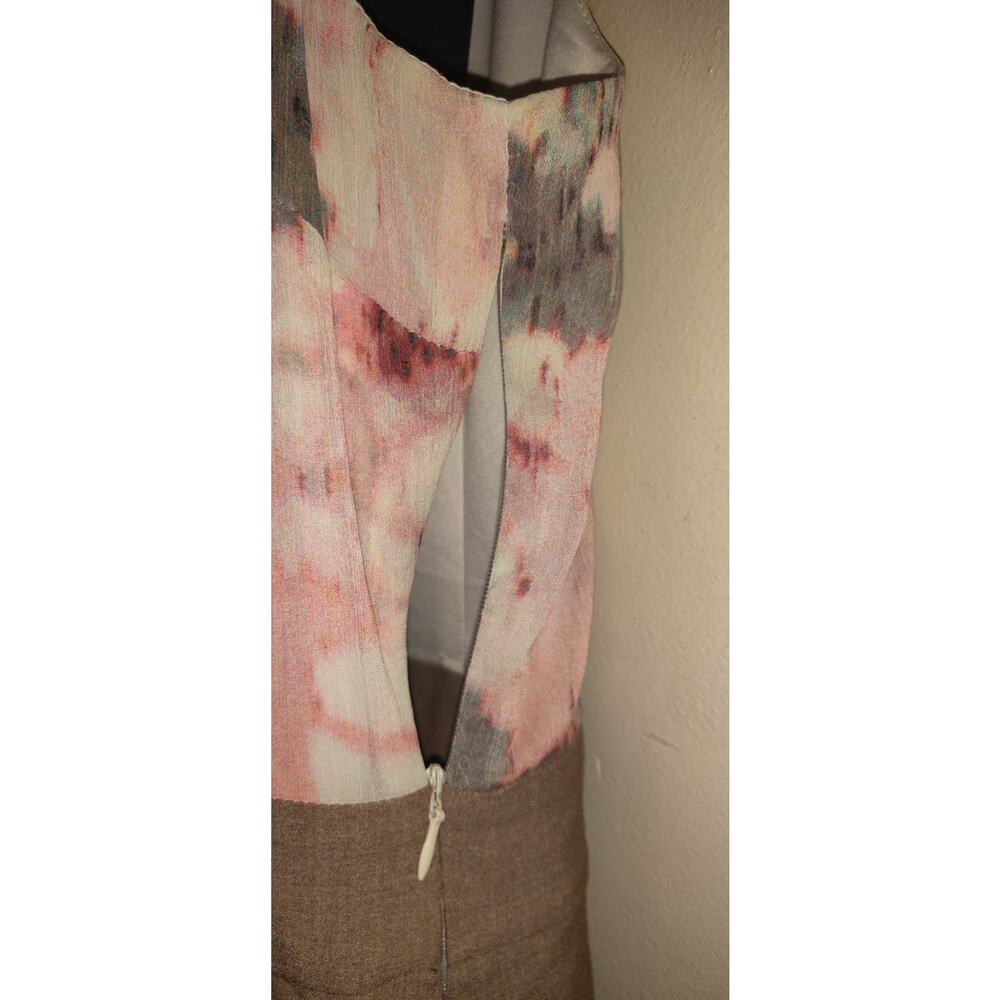 New York And Company Dress Womens LARGE Chiffon Ruffles Sleeveless Summer Classy - Picture 6 of 16